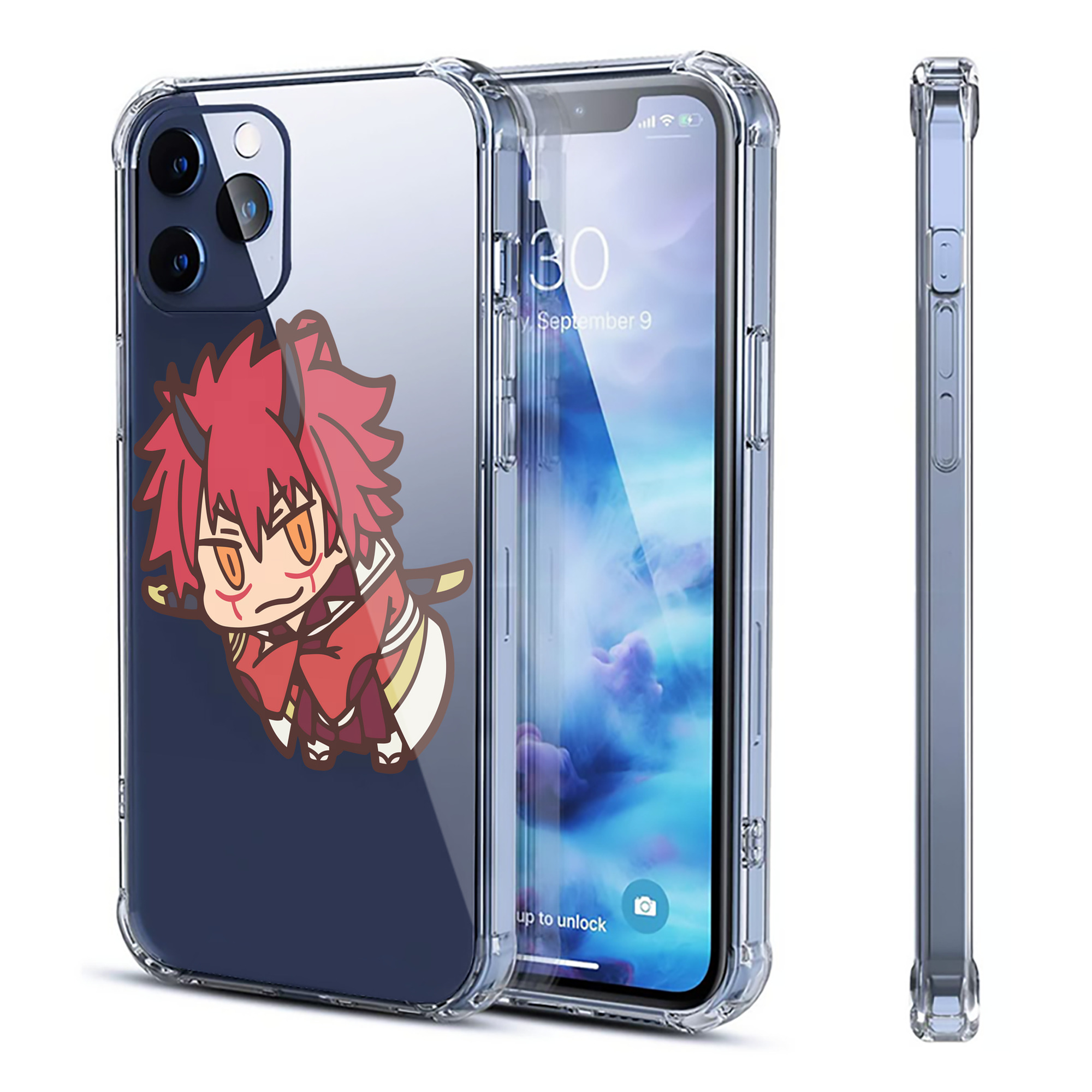 （画像用） 転スラ Regarding Reincarnated to Slime 【iPhone 12シリーズ対応】透明スマホケース（クリアソフトケース）